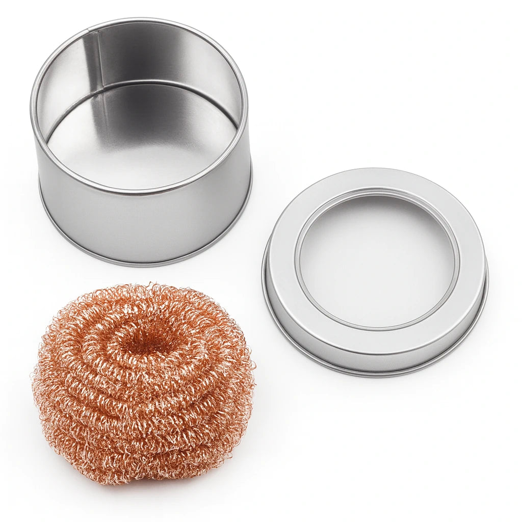 Loddeboltrensekule – kobbertrådspissrenser med metallholder